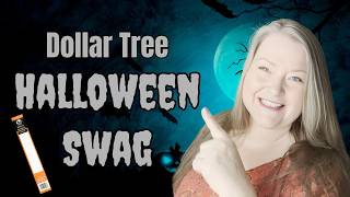 Dollar Tree Halloween Swag ~ Using Dollar Tree Halloween Trees!