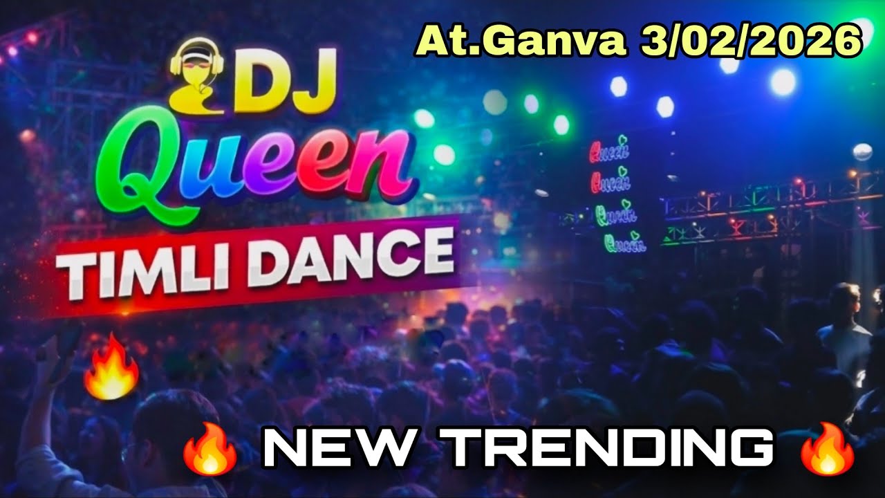 Dj Queen New Trending  Timli Dance  At. Ganva 3/02/2026 #dance #mayubandvloger