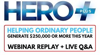 HERO PLUS Review Webinar Replay Live Q&A - Brand New 3 Step AI System