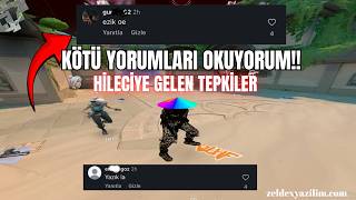 HİLE AÇTIĞIM İÇİN GELEN YORUMLARI OKUYORUM!! (Valorant)