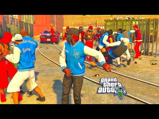 Gta 5 Online Bloods Vs Crips Who Will Win Part 3 Youtube - crip bg roblox