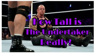 How Tall is Undertaker Real Height of Mark Calaway (The Undertaker)! Update