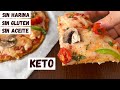 La Mejor PIZZA DE COLIFLOR (KETO) Masa sin Harina 😍 | Fácil y Saludable