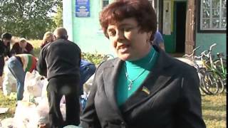 Жители села Высокополье передают гумпомощь на Донбасс