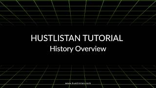 Transaction History Tutorial | Read Your Hustlistan Financial Ledger