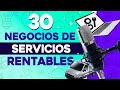 🚀 30 Ideas de Servicios Rentables 🤑 Negocios de Servicios Rentables