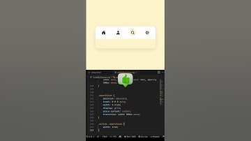 🎨 Modern Navbar for Websites | HTML & CSS #webdevelopment #coding #htmlcss #shorts