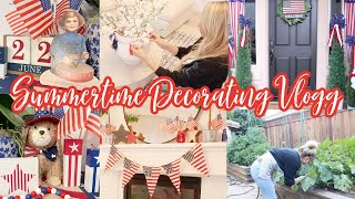 SUMMER DECORATE WITH ME // HOMEMAKING VLOGG