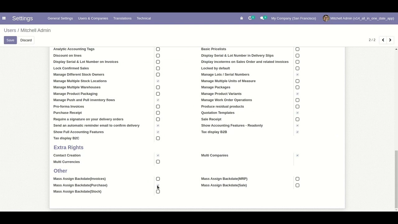 All in One Backdate Odoo App - YouTube