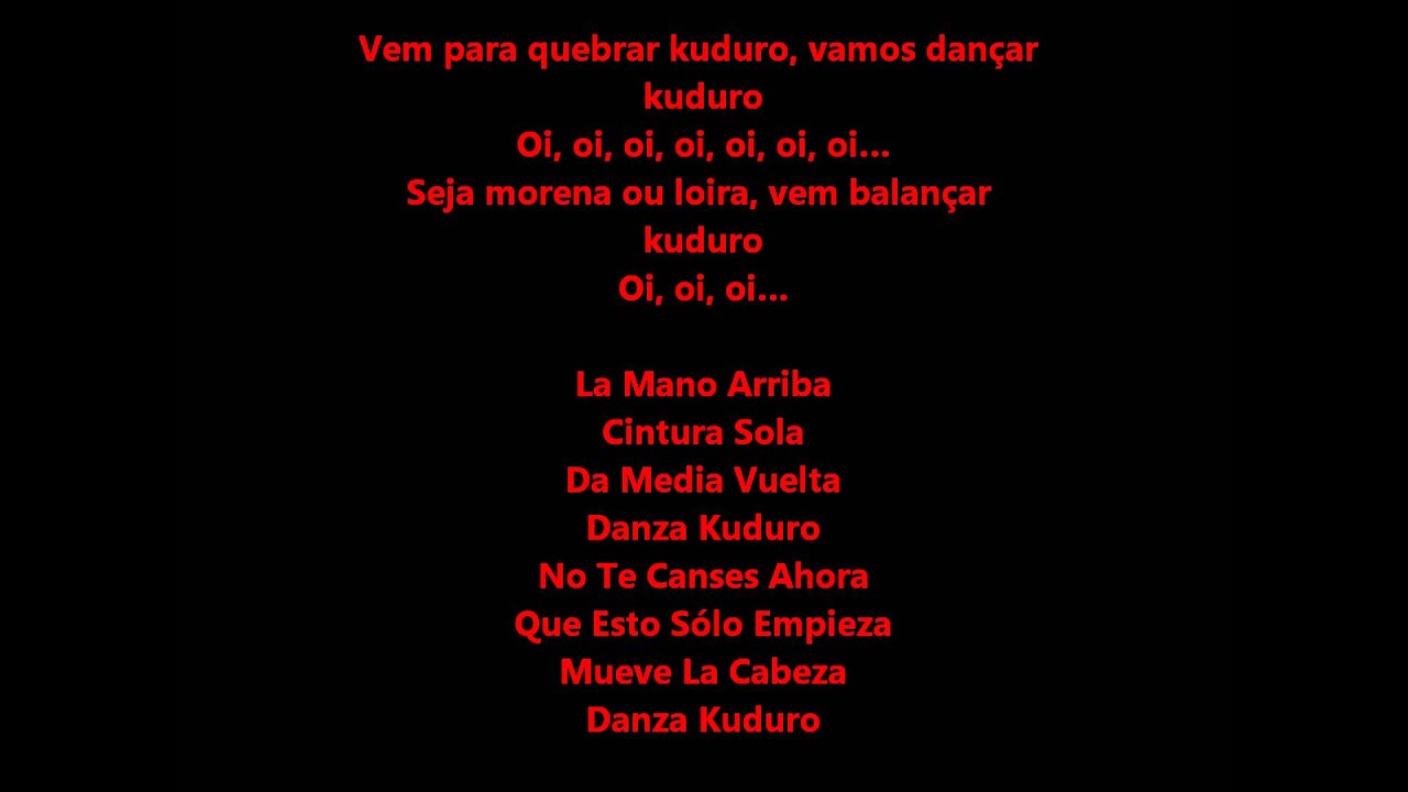 Danza Kuduro + Lyrics - YouTube