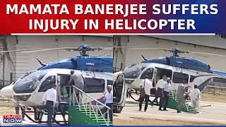 Mamata Banerjee Helicopter Mishap Suffers Injury, Continues Her Campaign | Lok Sabha Election