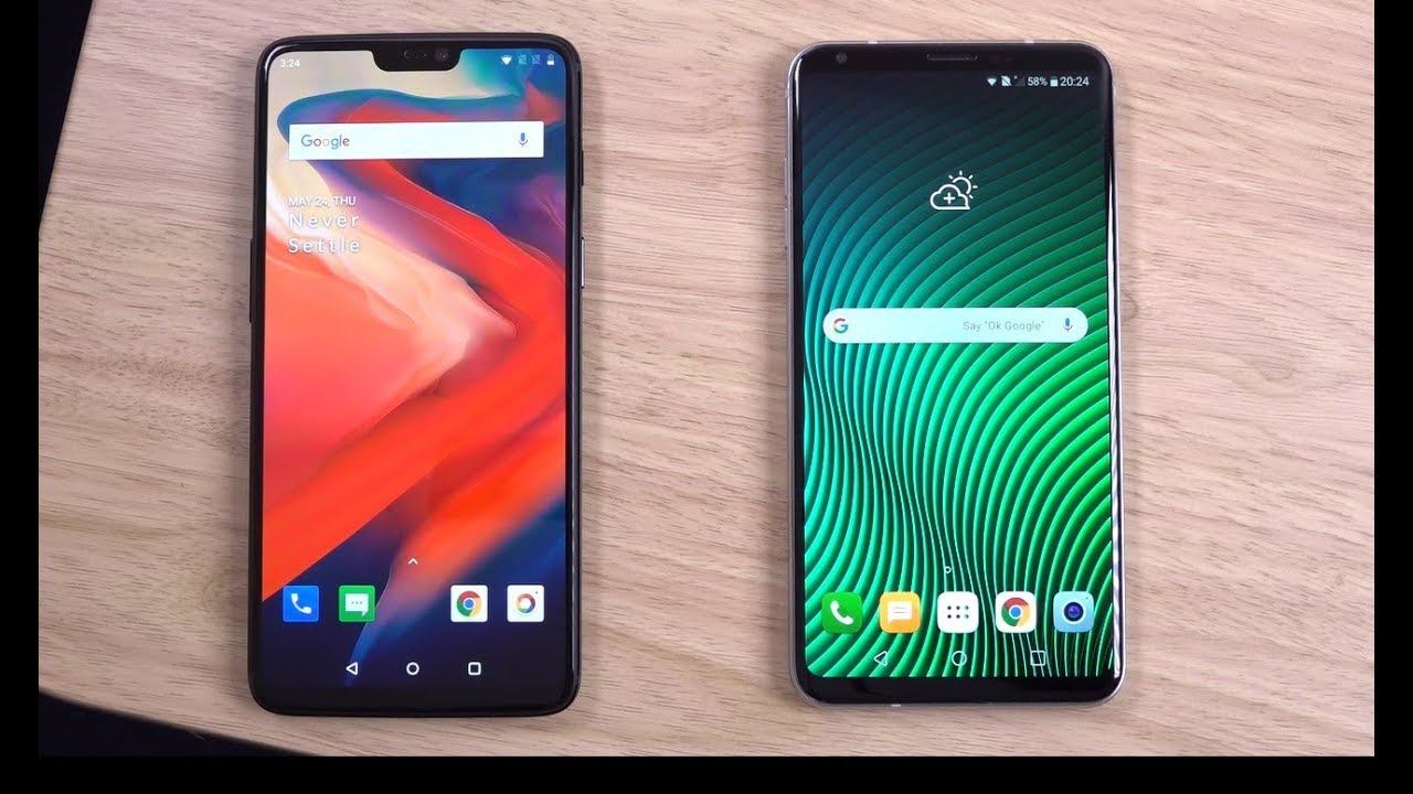 OnePlus 6  vs LG V30 ThinQ - Which is Fastest?