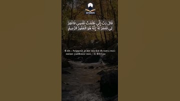 قَالَ رَبِّ إِنِّي ظَلَمْتُ نَفْسِي فَاغْفِرْ لِي فَغَفَرَ لَهُ )#سورة_القصص #Azhariste#Cora #rapel
