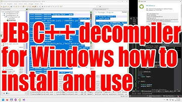 JEB C++ decompiler for Windows how to install and use tutorial - June 2025 - f3454ff8