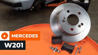 Tuto changement Disque de frein MERCEDES-BENZ 190 - tutoriel