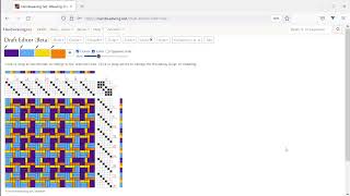 Celebrity Handweaving.net Draft Creation Demo Profile