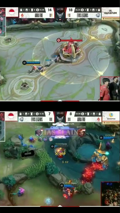 Momen Kocak Evos Buta Map di 2 Lag MPL Lawan Aura Fire | Kabuki Split Push