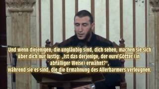 // Sheikh Yassin Al Jazairi - Sura al Anbiya 16-47 (deutsch) //