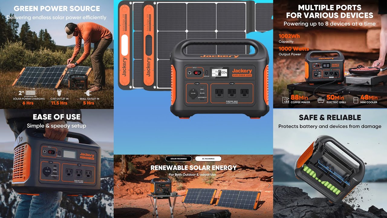 Solar Generator/Solar Power Station/Portable Generator/Emergency Power Supply/Solar Panels/Camping