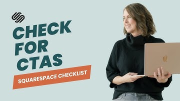 Check each page for a CTA on Squarespace: Beginner Tutorial [2025]
