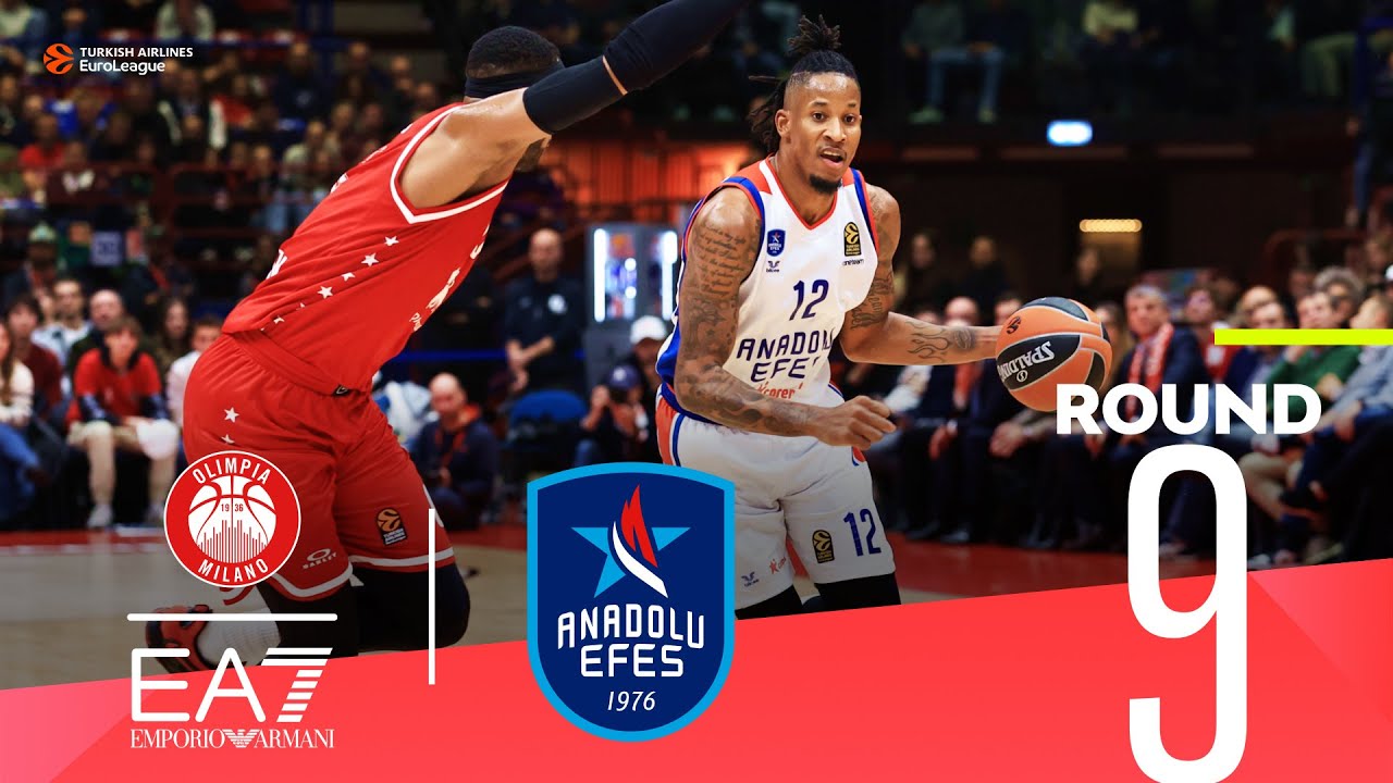 Clyburn leads Efes past Milan! Round 9, Highlights Turkish Airlines EuroLeague