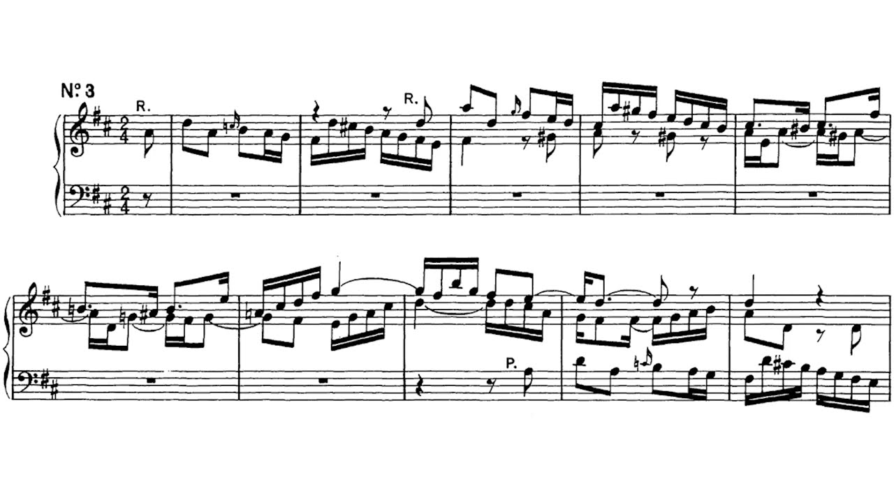 Wilhelm Friedemann Bach - Fugue in D Major, F. 31 No. 3, Organ & Sheet Music