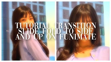 tutorial transition slide fold to side and up on funimate