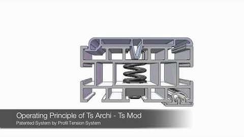 Operating Principle of Ts Archi for Facade Textile by Profil Tension System.m4v