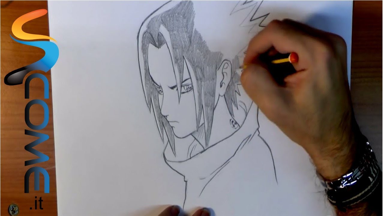 Disegna Sasuke Uchiha Del Manga Naruto Youtube