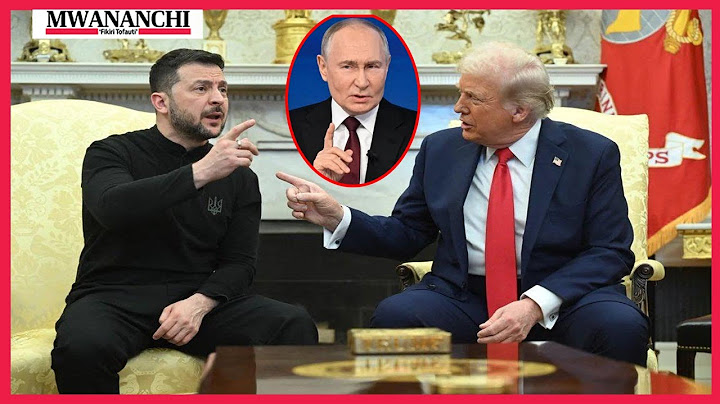 TAZAMA TRUMP ALIVYOMTUKANA ZELENSKY HADHARANI, “RAIS MJINGA WEWE, HAUTASHINDA VITA HII”