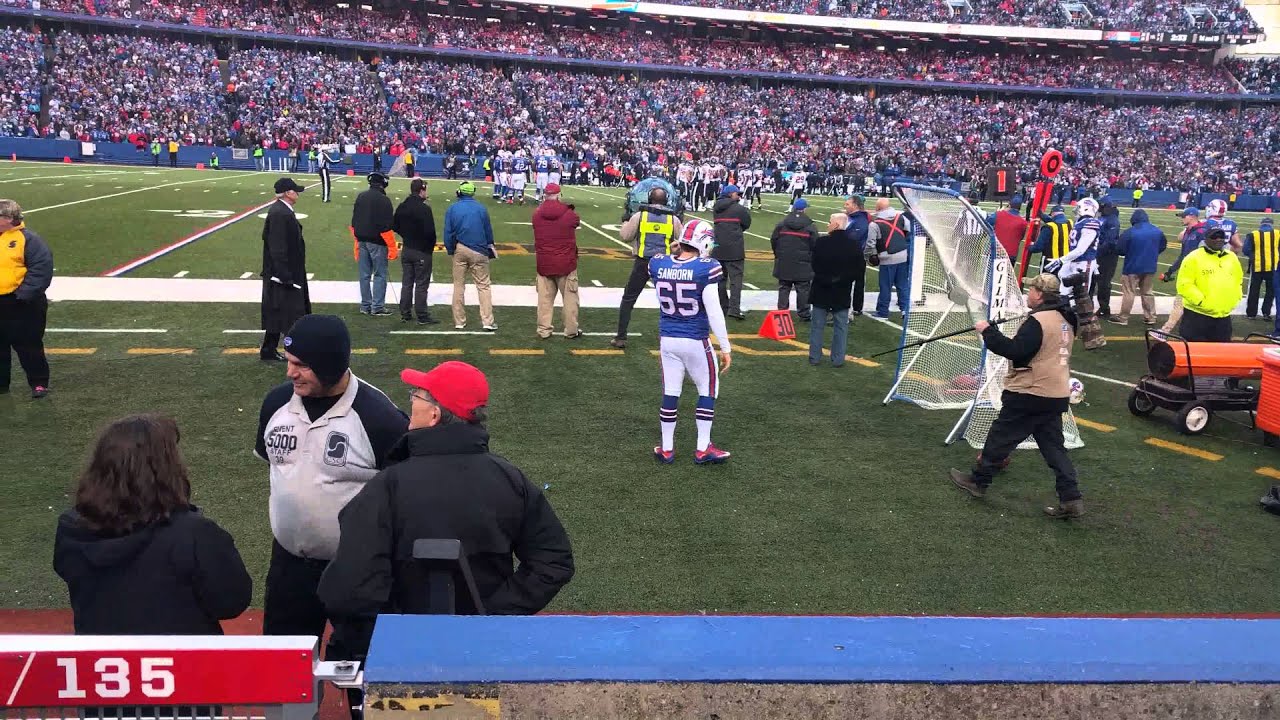 sidelines-from-first-row-of-the-bills-texans-game-youtube