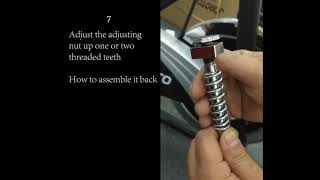 How to disassemble and adjust Resistance Knob