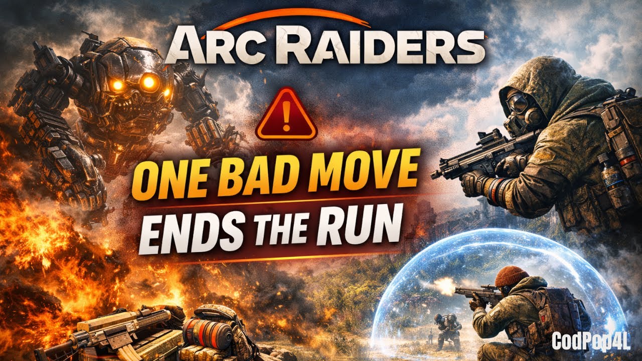 🎮 Arc Raiders Extraction Gameplay | One Bad Move Ends the Run