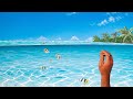 Tropical Under Water Beach Painting | Easy Acrylic Painting on Canvas | Time Lapse Video