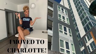 I MOVED TO CHARLOTTE! | Unfurnished Apartment Tour | Uptown 550 Apartments