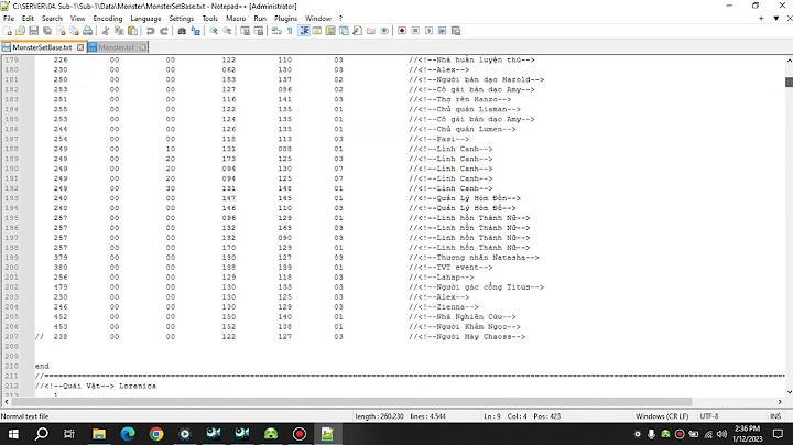 Hướng dẫn edit bãi quái trong mu offline