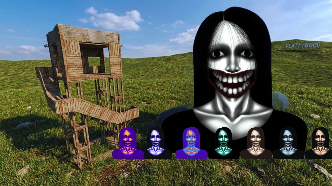 I Climbed the Wooden Tower… Then GIANT Jeff Nextbot Spawned in Every Color 😱 (GMod)