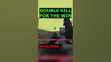 Double Kill for the WIN in Warzone 2 - #Shorts #callofduty #gaming #warzone2 #justokgaming #sniping