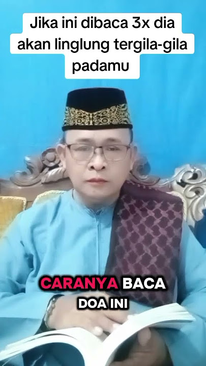 Baca 3x dia akan linglung dan tergila-gila padamu jangan buat maen2