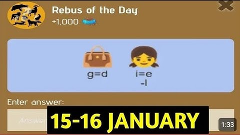 Rebus Of The Day Zoo 15 December| Zoo Rebus Of The Day | Rebus Of The Day X Empire