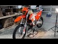 2023 500 excf taco moto father and son bdr bike build