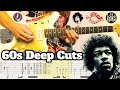 12 Classic Rock Deep Cuts from the 1960s (with Guitar TAB)