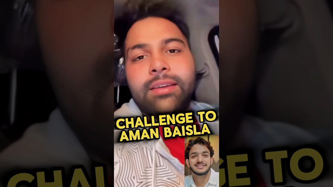 Dhiru Monchik Reply Aman Baisla😲🧠📈