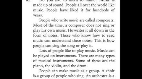 Level 1 – Unit 20 : Making Music