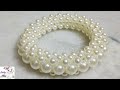 #2 How to make Pearl Beaded Bracelet or Bangle || Diy || Jewellery Making at Home || Diyartiepiy