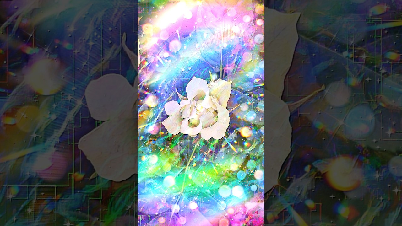 作品: a-1972 幸せの白い蕾 White flower bud #リラックス #relax #癒
