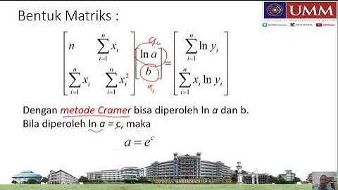 Metode Numerik Seri Pencocokan Kurva Non Linear Ermanu A Hakim