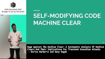 #HITBCW2021 D2 - Rage Against The Machine Clear - Enrico Barberis & Hany Ragab