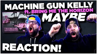 Machine Gun Kelly – maybe ft. Bring Me The Horizon (Official Visualizer) | JK BROS REACTION!!