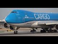 (4K) Royal Dutch Airlines Cargo Boeing 747-400 Landing 28C Planespotting Chicago O&#39;Hare Airport